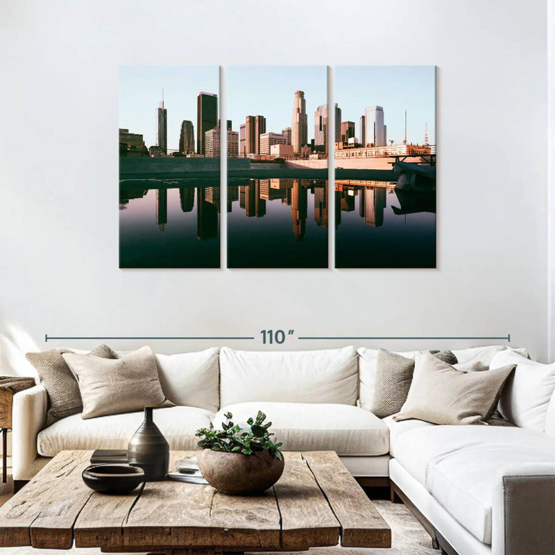 Kavia, Los Angeles, reflet de l'horizon, H 48 po x l 74 po