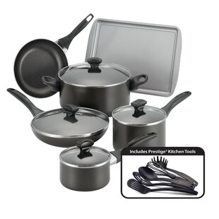 T-fal Fresh Gourmet Recycled Ceramic Nonstick Fry Pan Set 2 Piece, 8, 10,5  Inch Oven Broiler Safe 500F Cookware, Pots and Pans, Dishwasher Safe Grey