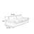 Tofu block modern simple sofa-107725605
