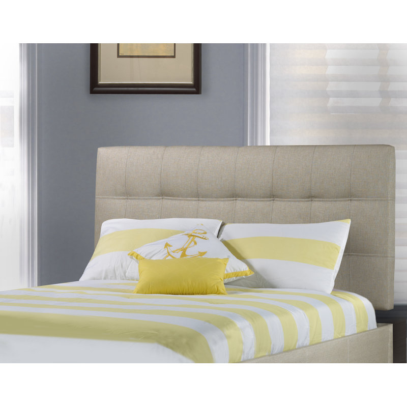 Tête de lit tapissier Dashiell, Très grand, Lin - Beige