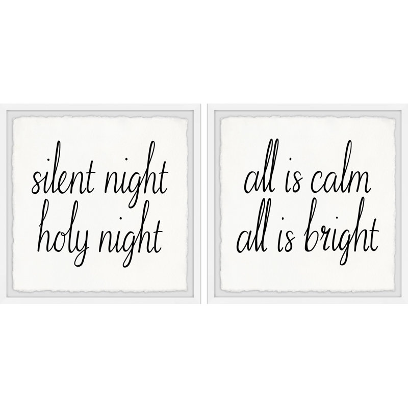 Chappell Cosy Christmas Night - 2 Piece Single Picture Frame Print
