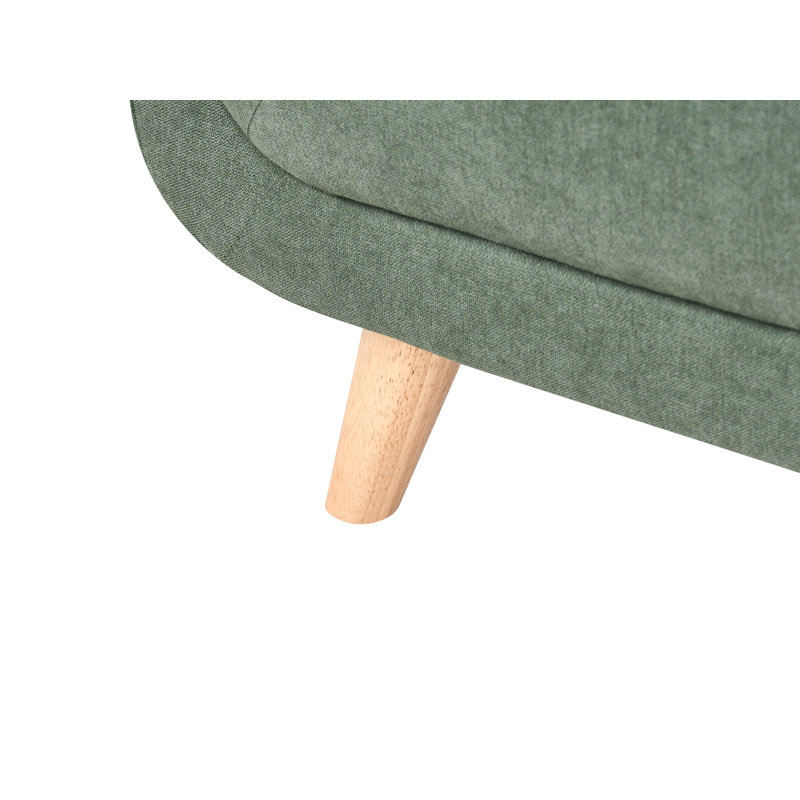 Ottoman Temira Fabric Green, Green