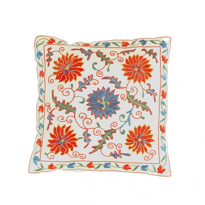 Coussin TS 192 Ivory Suzani Turkish