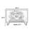 Boho style fun art decorative cabinet