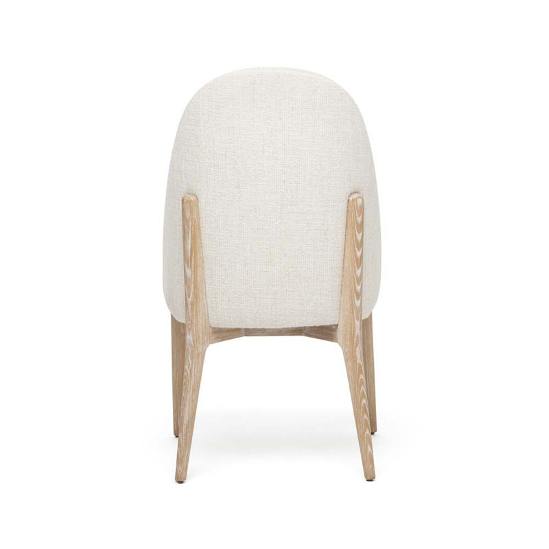 Oakley Upholstered Dining Chair, Whitewash