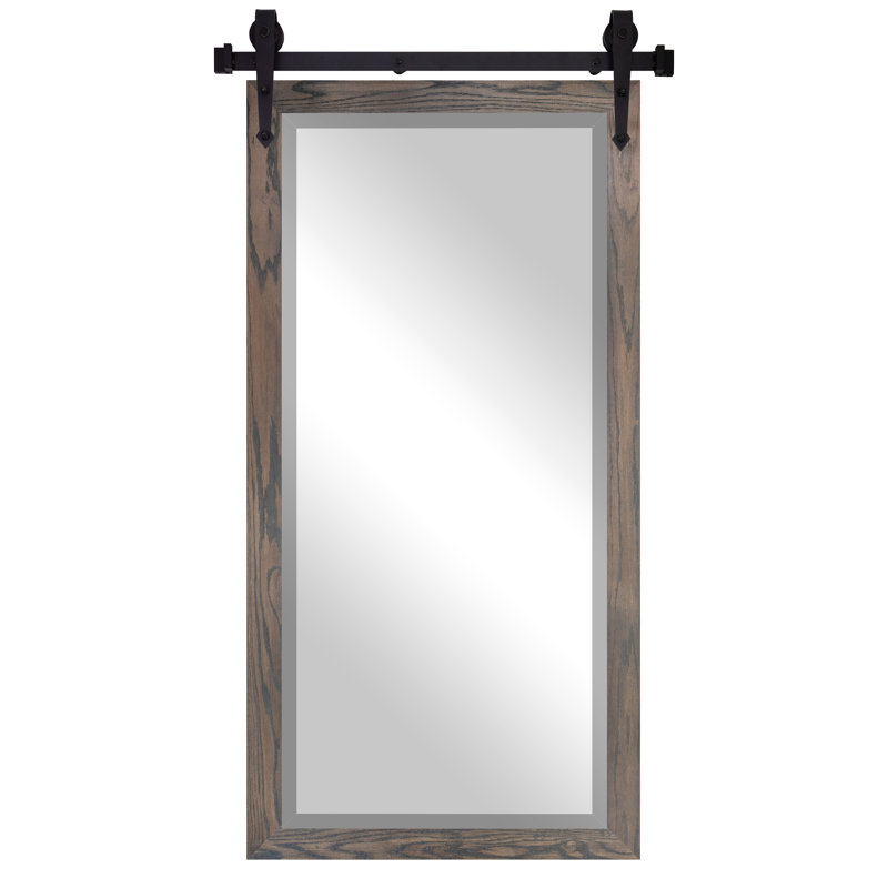  Miroir biseauté Ozark, Gris carbone