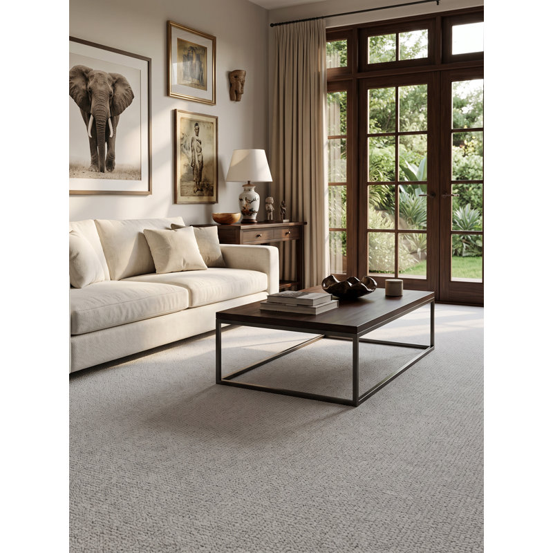 Bindi Rectangle Area Rug in Off White, Rectangle 5' x 8'
