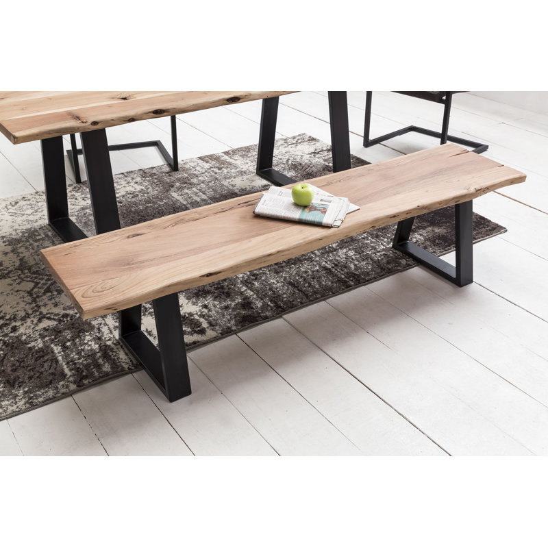 Wyncote Solid Wood Bench, 45 cm H x 160 cm W x 40 cm D