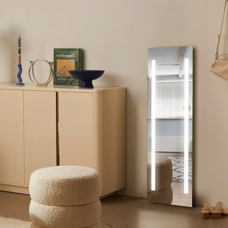 Andolin Flat LED Floor Mirror