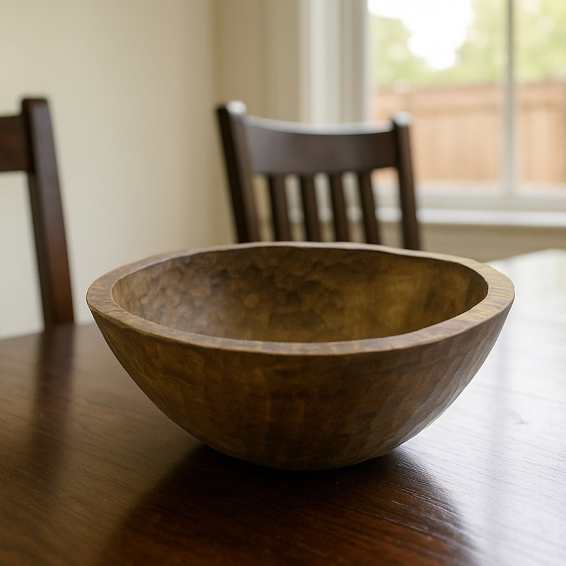 Fabdivine Handcrafted Wooden Vase for Elegant Styling