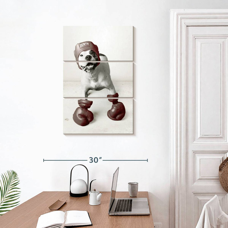 Ketti Boxing Dog, H 32 po x l 20 po