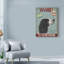 «Springer Spaniel, Black and White, Ice Cream», affiche vintage sur toile tendue-33417097