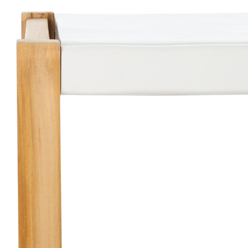 Tabouret de comptoir Breckenridge, Blanc / Naturel