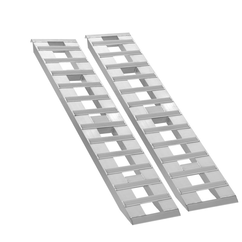 72 po x 15 po Rampes en aluminium capacité de 6000 LBS Rampes de chargement 2PCS