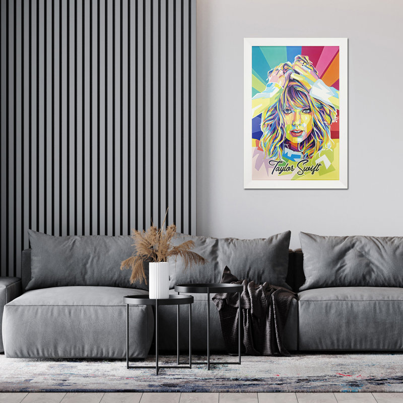Impression sur toile encadrée Taylor Swift (33,5 po x 23,5 po)