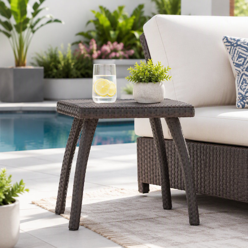 TABLE D'APPOINT HONOLULU MARRON