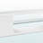 Hallow 60 Inch TV Stand in glossy white for a bold look, 58.79'' W X 15.57'' D X 15.47'' H