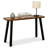 Solid Walnut Console Table with Metal Legs-450822839