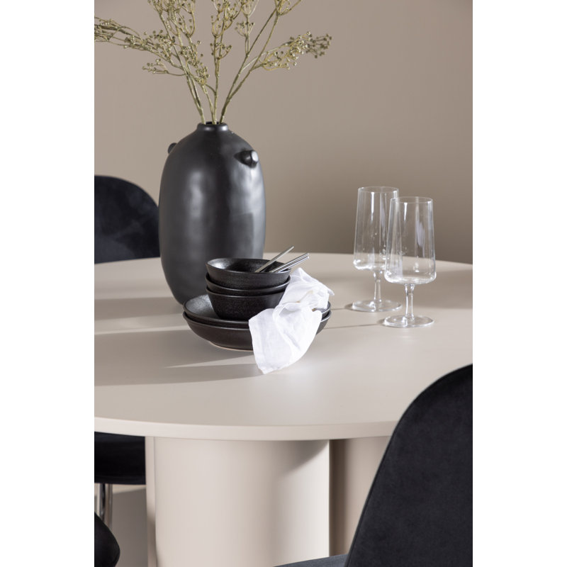 Dalvin 4 - Person Dining Set, Beige
