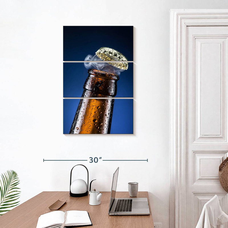 Yarlin Beer Bottle Cap, 32" H x 20" W