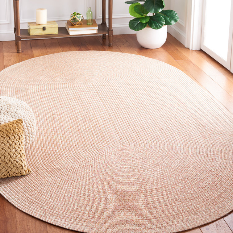 Kaird Hand Woven Performance Machine Washable Solid Color Rug