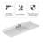 60'' Quartz Single Bathroom Vanity Top with Sink