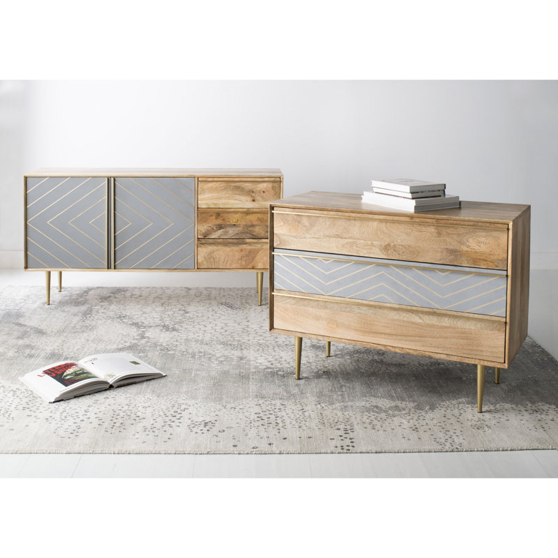 57.8'' Solid Wood Sideboard
