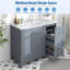 Ensemble de meuble-lavabo simple 36 po avec plateau Raniera