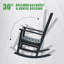 Chaise Adirondack à bascule en plastique Hdpe Kacyn