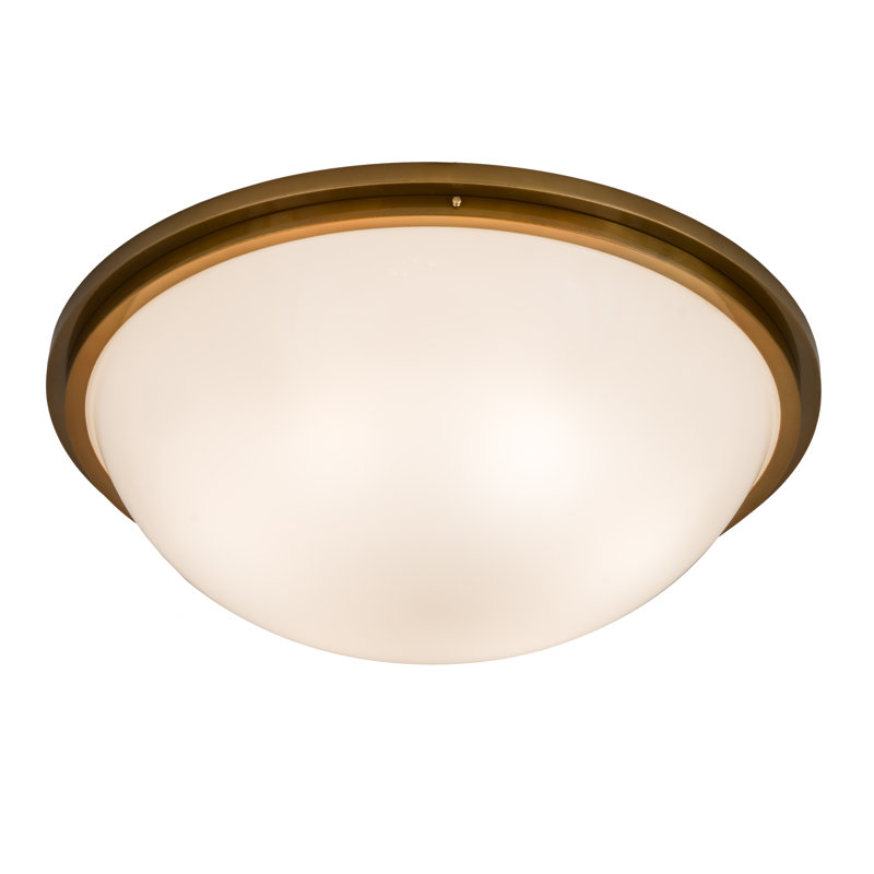 Acrylic Flush Mount, 12.5" H x 37" W x 37" D