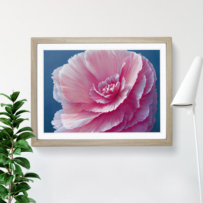 Overwhelming Carnation Flower 1 Piece Single Picture Frame Wall Art