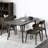 Modern Oak Sintered Dining Table Chairs