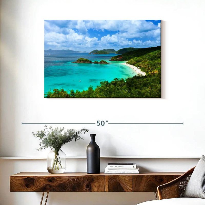 Carré des Caraïbes, baie Gillard, H 24 po x l 36 po
