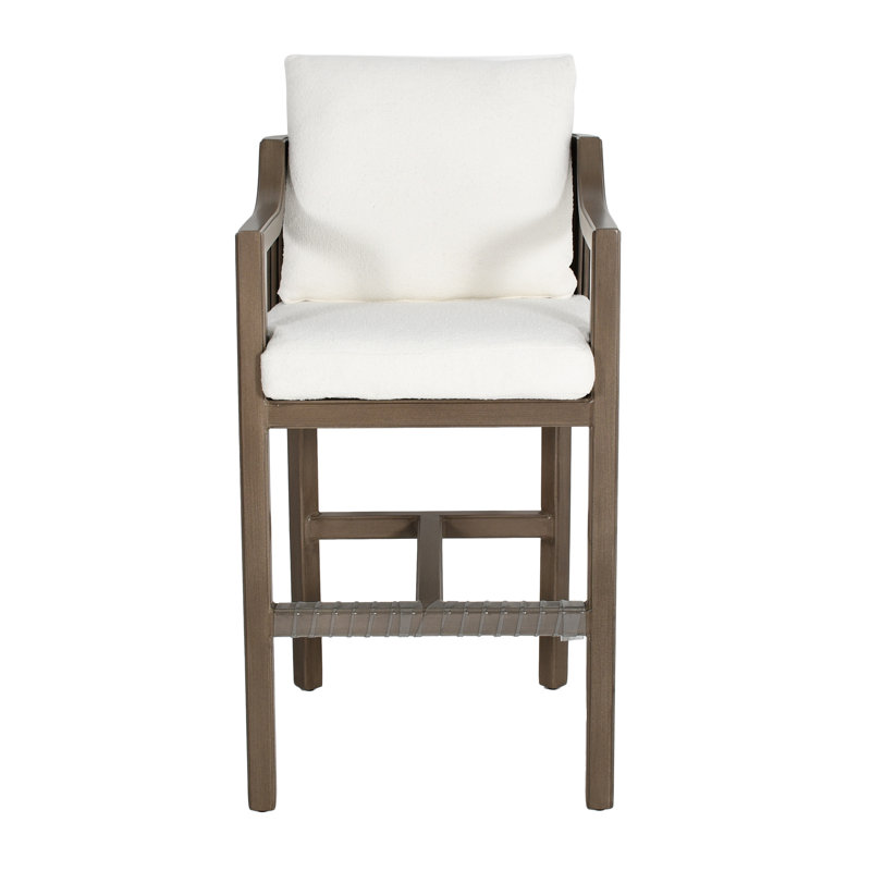 Samara Cushioned Bar Stool, 19"