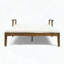 Chaise longue double Perla avec côtés réglables indépendants-280459144