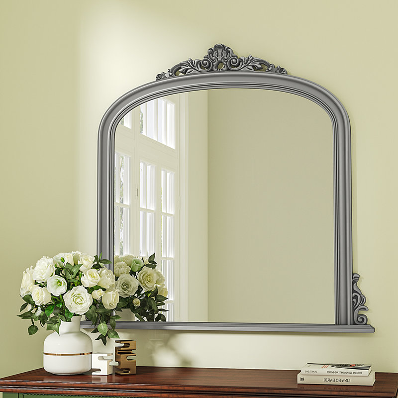 Mulcahy Wood Flat Wall Mirror