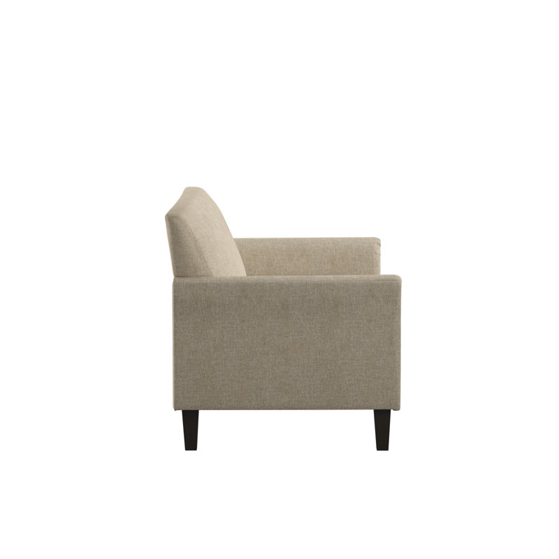Ginnia Upholstered 77.25'' Sofa, Beige