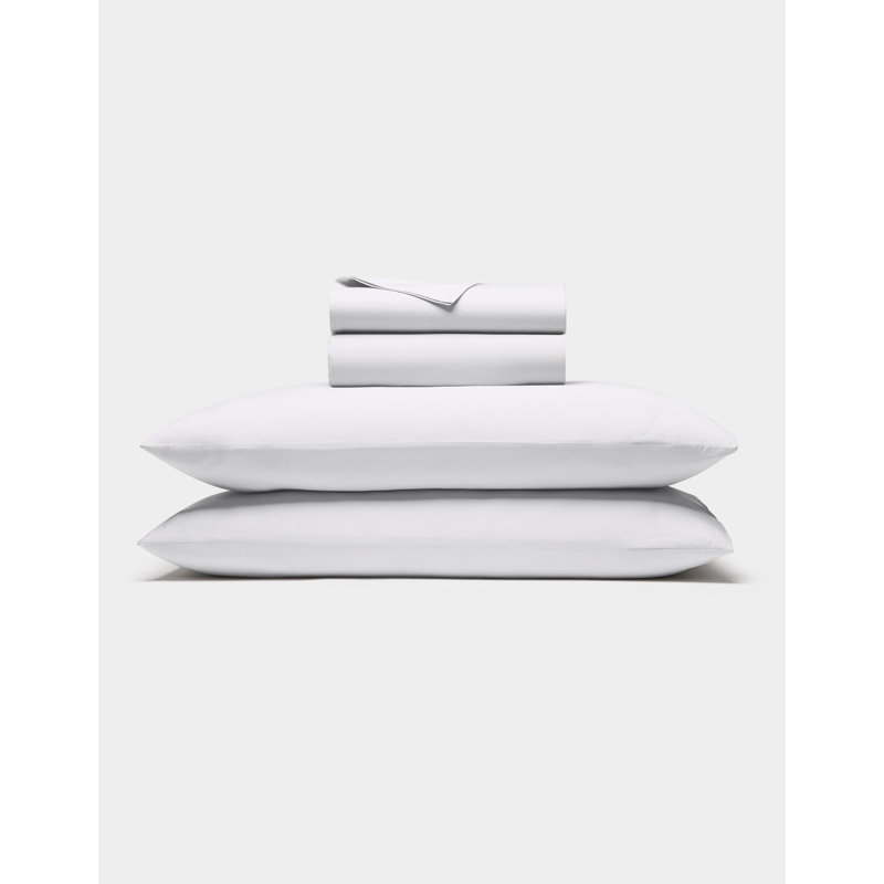 Soft-Wash Cotton Sheet Set, California King Sheet Set, White