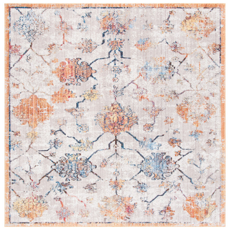 Gardner Performance Oriental Rug, Square 7'