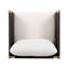 Chaises longues rembourrées, corde en bois d'acacia, ensemble de patio moderne