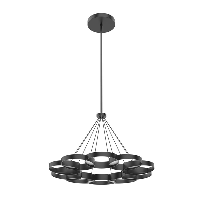 Maestro 1 - Light LED Unique/Statement Pendant, Black