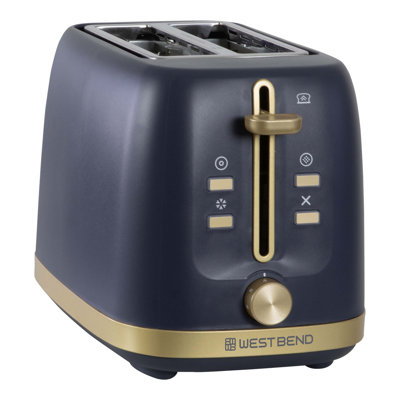 West Bend Timeless 2-Slice Toaster, in Slate Blue