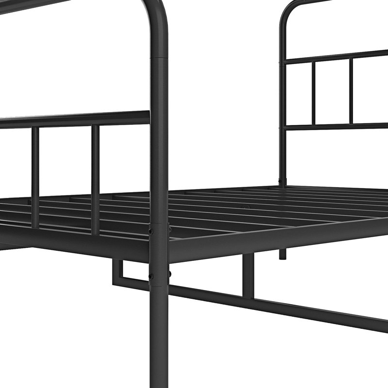 Huddleson Bed Metal Platform Bed frame, Queen