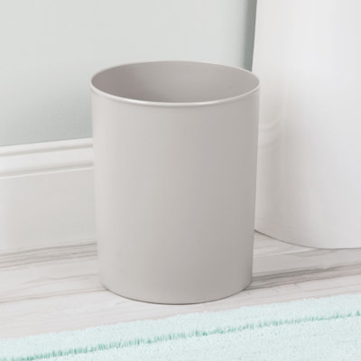 iDesign Franklin BPA-Free Plastic Round Waste Basket - 8" x 8" x 9.75"