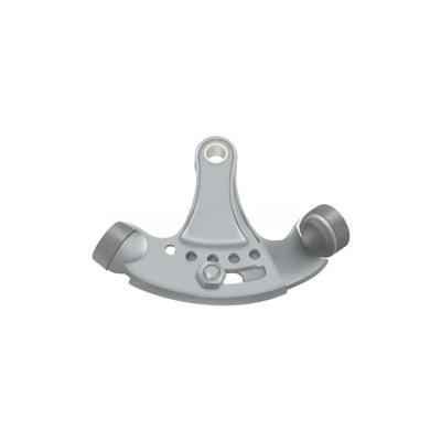 Deltana HPA69U3 Hinge Pin Stop, Hinge Mounted, Adjustable in Polished Brass
