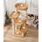 51.18" Natural Colour Standard Solid Wood Cat Tree