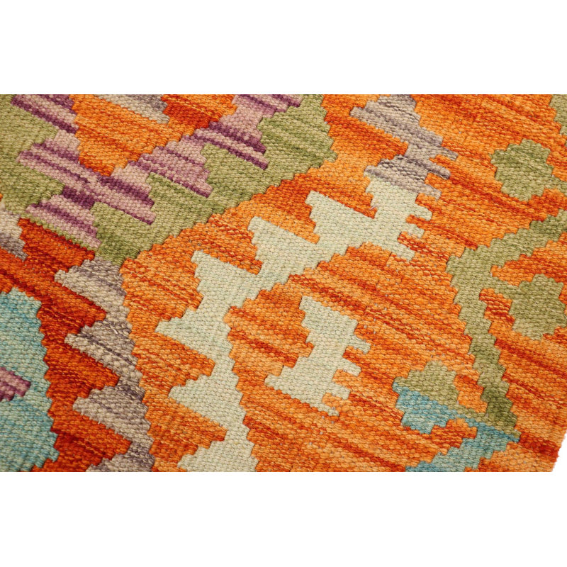 One-of-a-Kind Wetumka Hand-Knotted New Age 2'2" X 3'1" Wool Area Rug in Multicolor