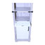 Grey + White, , Bathroom Storage Solution, Tall Linen Tower, Flexible Storage, Drawer, Compact And Stylish Design