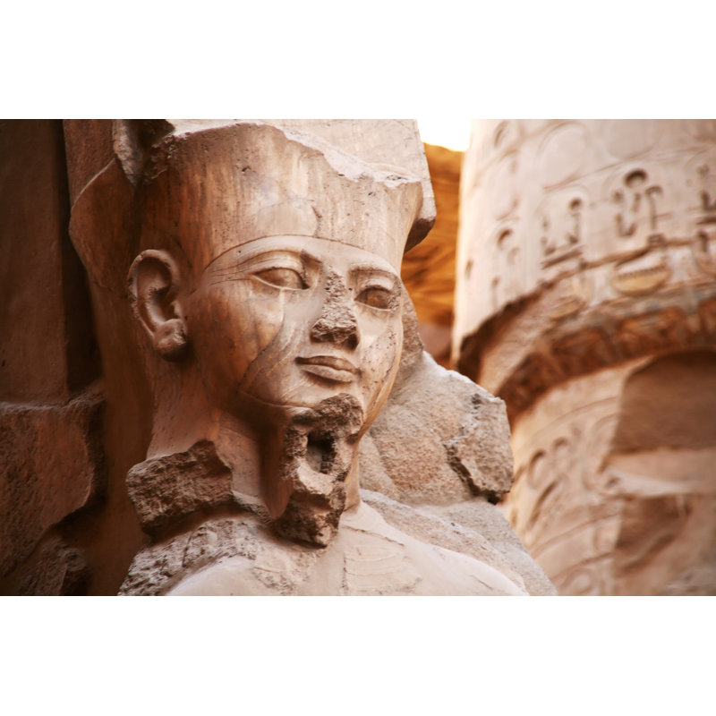 Pharaoh Ramses II, Luxor, Egypt by Yuelan - Wrapped Canvas Print, 30cm H x 46cm W x 3.8cm D