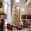 Arbre de Noël cyprès enneigé 6 pi.-127376131
